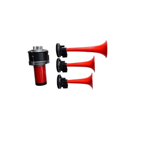 Claxon Auto 3 tonuri 12V cu Compresor Electric